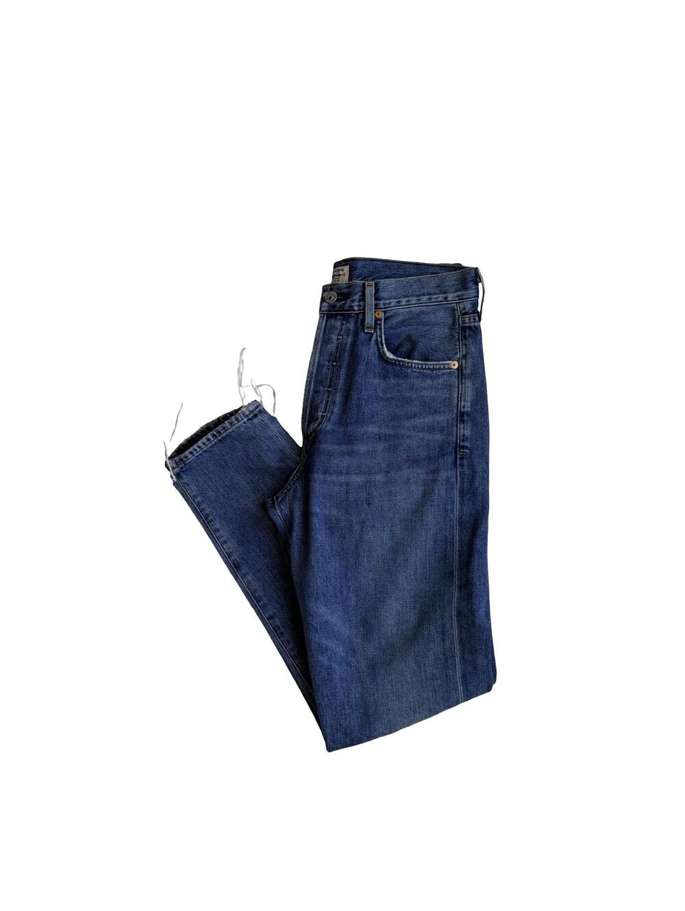 Citizens of Humanity Liya High Rise Classic Crop Dark Wash Size 27